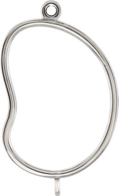 Open Silhouette Dangle Component with Jump Rings