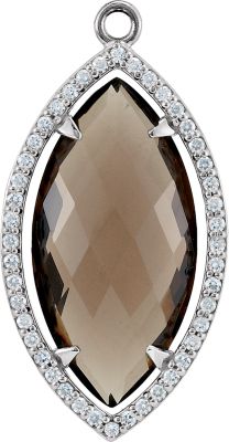 Halo-Style Dangle for Marquise Shape