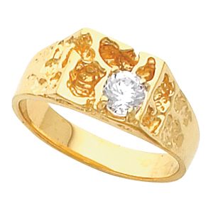Men's Nugget Solitaire Ring Mounting