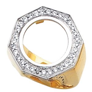 Men's Coin Ring Mounting
