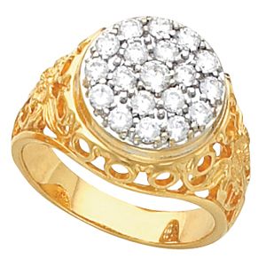 Men's Cluster Ring Mounting
