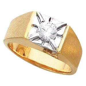 Men's Illusion Solitaire Ring Mounting