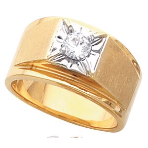 Men's Illusion Solitaire Ring Mounting