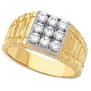Men's Cluster Ring Mounting