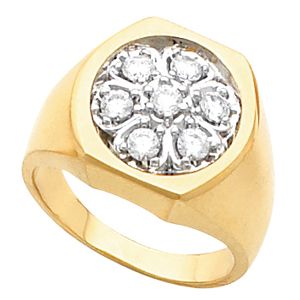 Men's Cluster Ring Mounting
