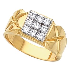 Men's Cluster Ring Mounting