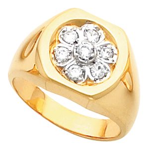Men's Cluster Ring Mounting