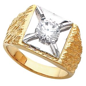 Men's Illusion Solitaire Ring Mounting