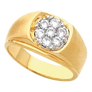 Men's Cluster Ring Mounting