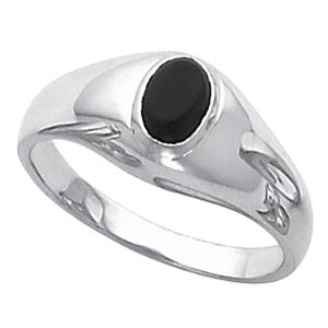 Men's Ring Mounting for Oval Center