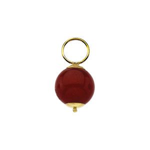 Red Onyx Ball Hooplet