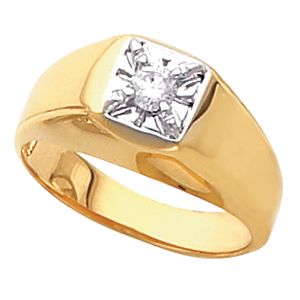 Men's Illusion Solitaire Ring Mounting