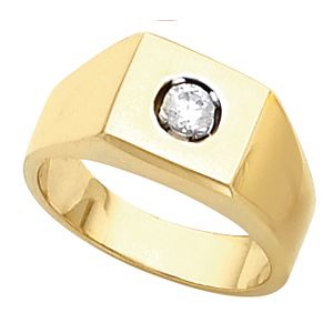 Men's Solitaire Ring Mounting