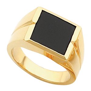 Men's Ring Mounting for Square/Princess Center