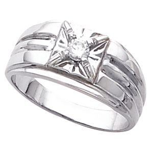 Men's Illusion Solitaire Ring Mounting