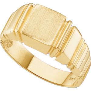 Men's  Square Signet Ring