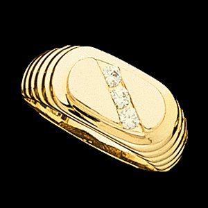 Men's 3 Stone Ring Mounting