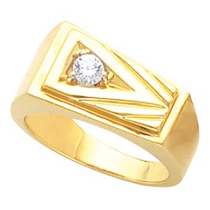 Men's Solitaire Ring Mounting