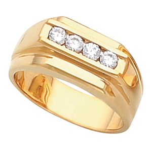 Men's 4 Stone  Ring Mounting