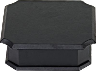 Black Leatherette Platform Display