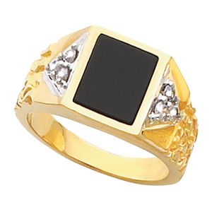 Men's Ring Mounting for Onyx