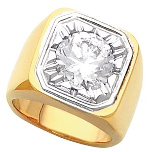Men's Illusion Solitaire Ring Mounting