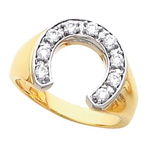 Men's Horseshoe Ring Mounting
