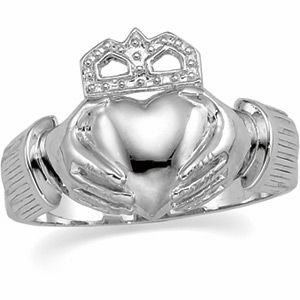 11mm Men's Claddagh Ring