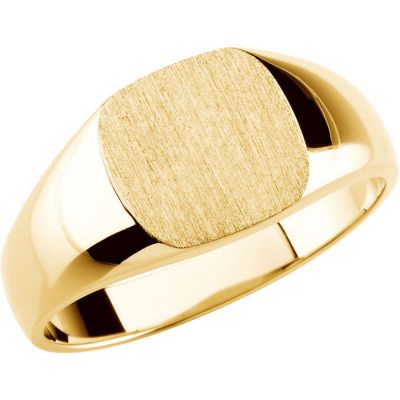 Men's  Solid Signet Ring