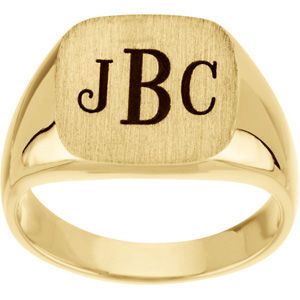 Men's  Solid Signet Ring