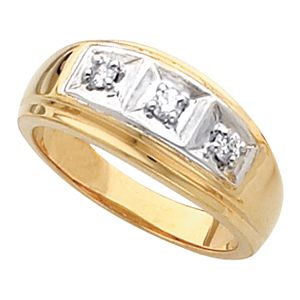 Men's 3 Stone Ring Mounting