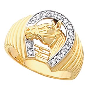 Men's Horseshoe Ring Mounting