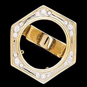 Men's Coin Frame Ring Mounting