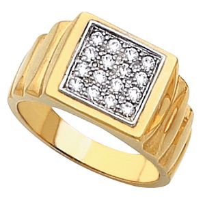 Men's Cluster Ring Mounting