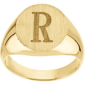 Men's Hollow Signet Ring