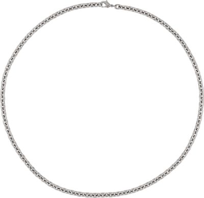 Stainless Steel Diamond Cut Oval Rolo Chain 