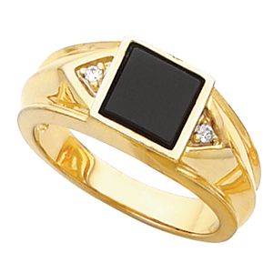 Men's Ring Mounting for Square/Princess Center