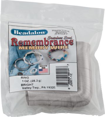 Beadalon Stainless Steel Memory Wire-Ring
