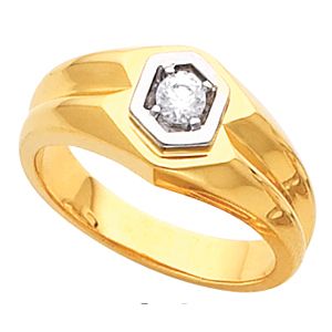 Men's Solitaire Ring Mounting