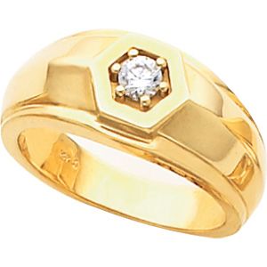Men's Solitaire Ring Mounting
