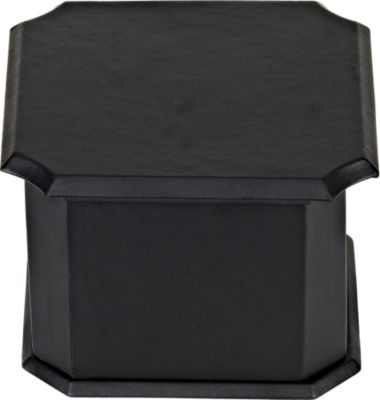 Black Leatherette Platform Display