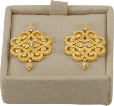 Square Stud Earring Magnetic Insert Suede Display