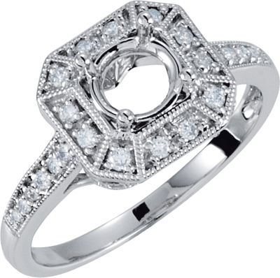 Semi-Mount Engagement Ring