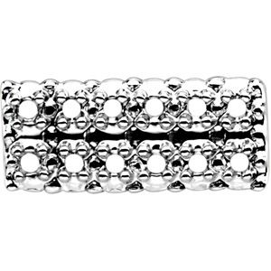 Round Twelve Stone Double Row Trim Strip