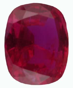 Antique Cushion Genuine Ruby (Black Box)