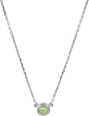 Round Bezel Necklace Center