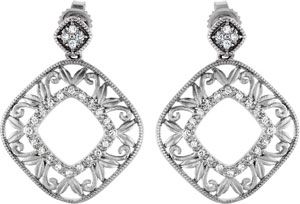 1/5 ct tw Diamond Earrings