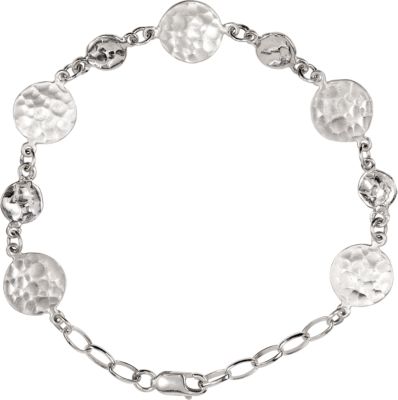 Textured Disc Fashion Bracelet