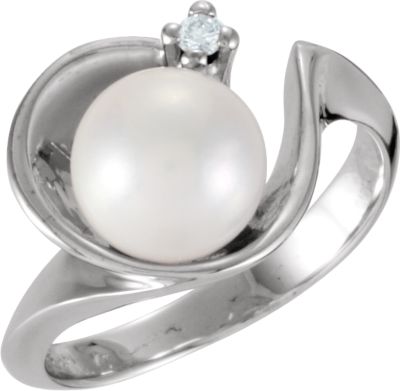 Ring Mounting for 6 - 8 mm Pearl