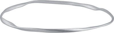 Wave-Style Bangle Bracelet
